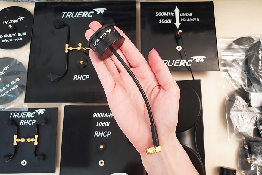 Антена 1.3ГГц TrueRC Singularity 1280 V2 (RHCP Bottom90) 1.9 dBic TRC0608597252392-2 фото