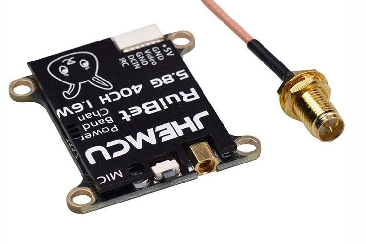 Відеопередавач FPV JHEMCU Tran-3016W 5.8GHz 25-1600mW 40 каналів JHE-TRAN-3016W фото