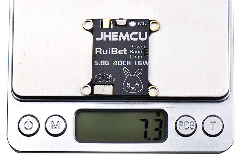 Відеопередавач FPV JHEMCU Tran-3016W 5.8GHz 25-1600mW 40 каналів JHE-TRAN-3016W фото