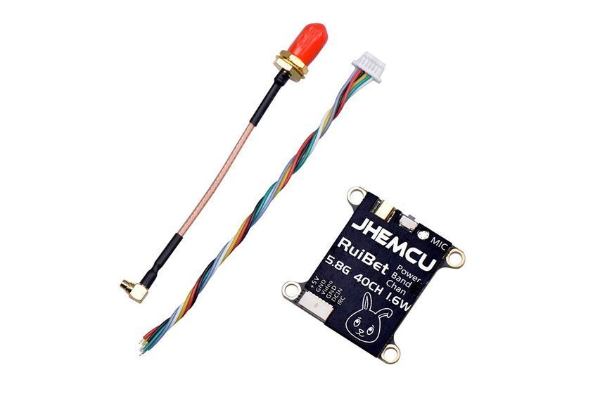 Відеопередавач FPV JHEMCU Tran-3016W 5.8GHz 25-1600mW 40 каналів JHE-TRAN-3016W фото