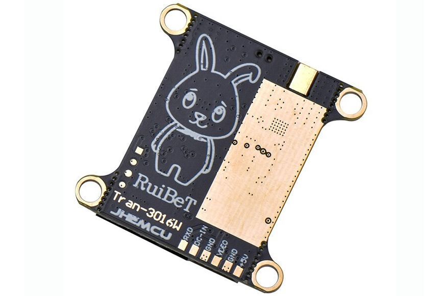 Відеопередавач FPV JHEMCU Tran-3016W 5.8GHz 25-1600mW 40 каналів JHE-TRAN-3016W фото