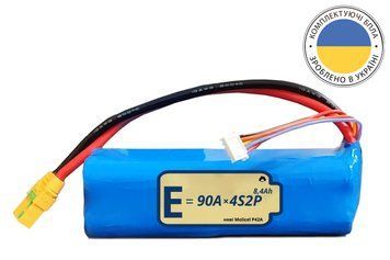 Акумуляторна батарея 4S2P Energy Life 8400 мАч Moliсel 21700-P42A Li-Ion 10AWG XT90S-F (001) ENL-4S2P-21700-P42A-001 фото