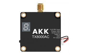 Видеопередатчик AKK TX8000 AC 4.9-6.0GHz 8W (96 каналов) AKK-TX8000AC фото