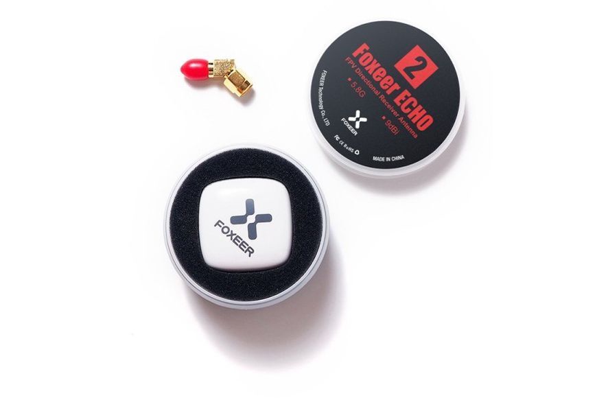 Антена 5,8 ГГц Foxeer Echo 2 RHCP SMA (білий) FOX-1468R-SMA-WH фото